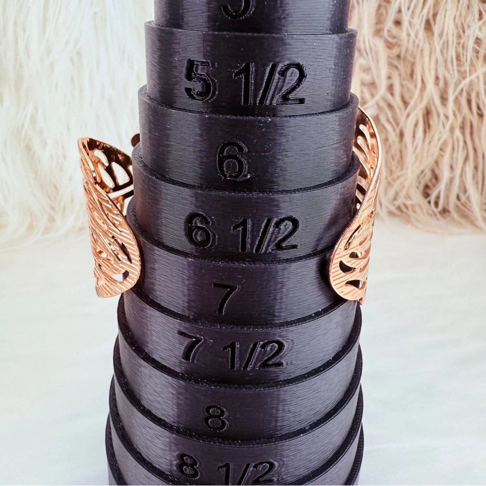 Gorgeous, lightweight rose goldtone, cut out cuff bracelet